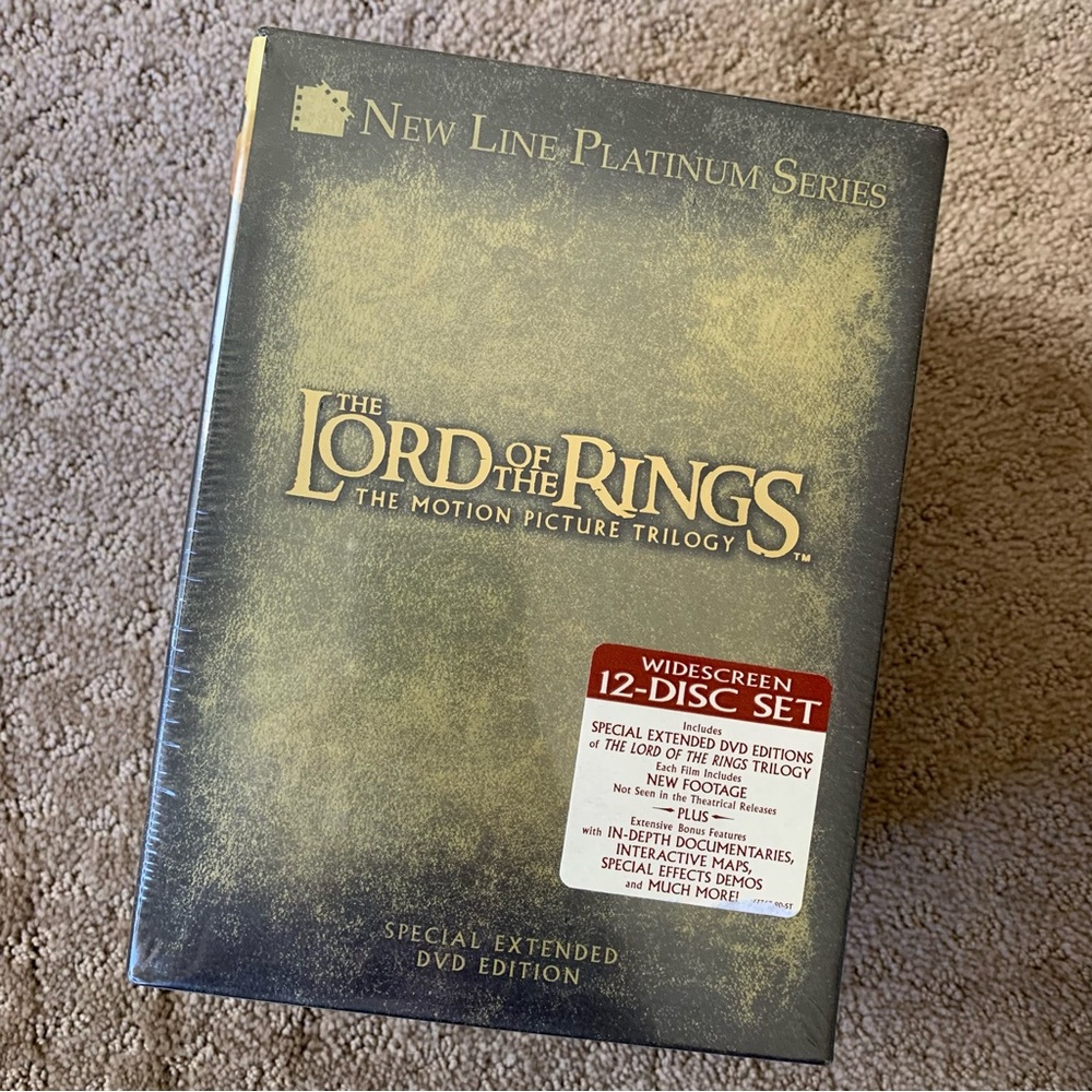 Brand New Lord of the Rings Trilogy Extended DVD Set